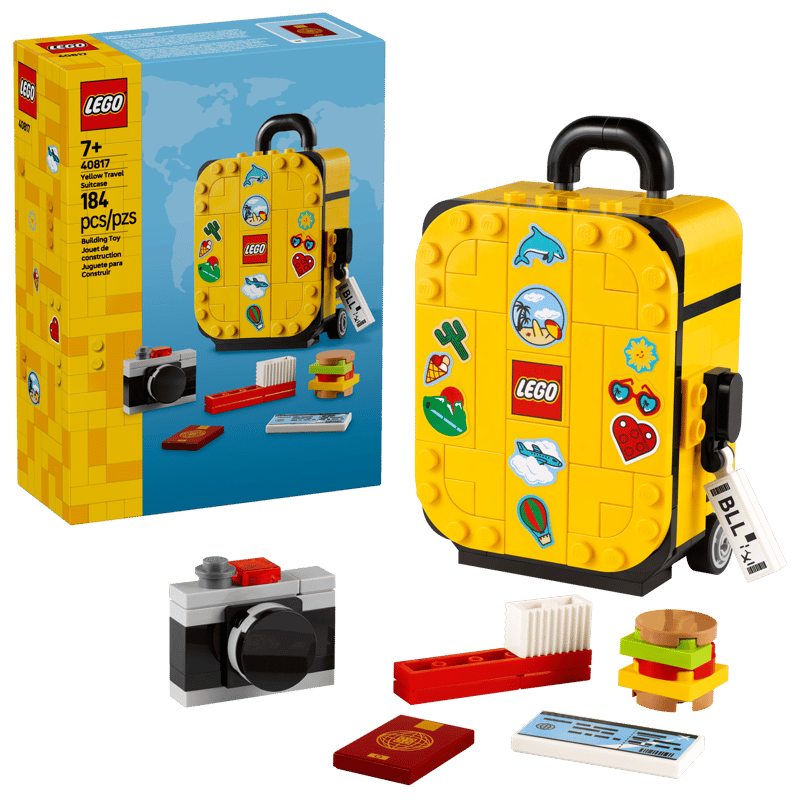 LEGO 40817 Yellow Travel Suitcase