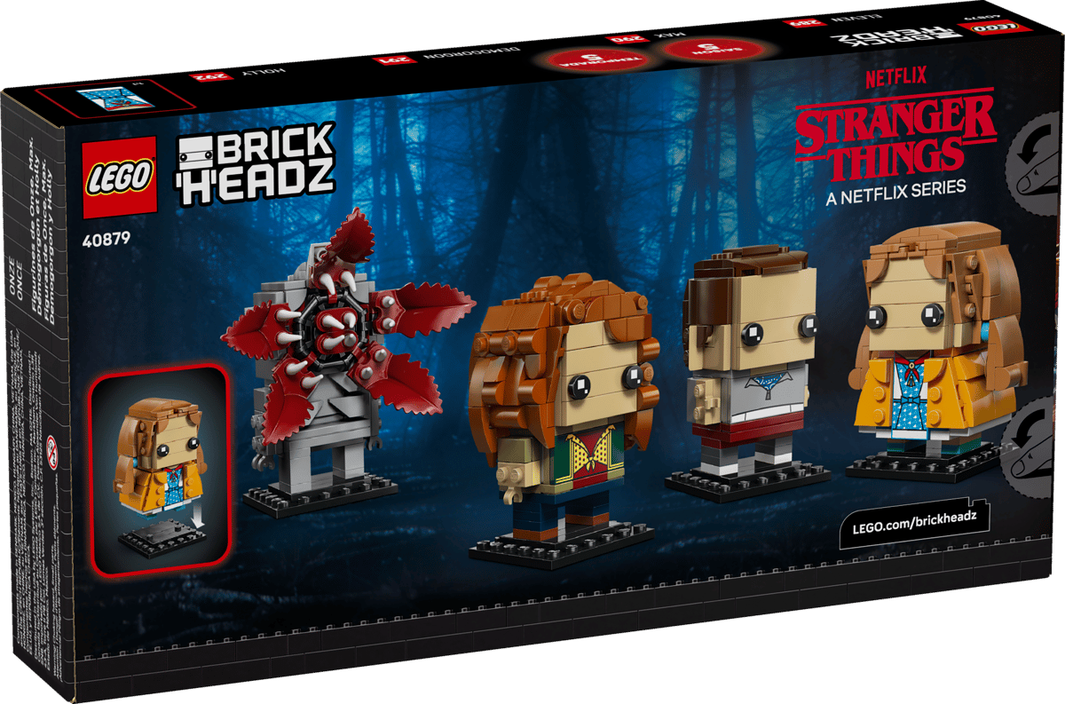 LEGO BrickHeadz 40879 Eleven, Max, Demogorgon and Holly Figures
