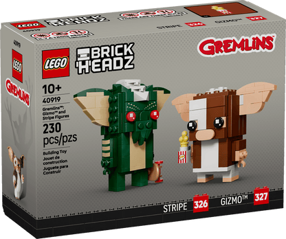 LEGO BrickHeadz 40919 Gremlins Gizmo™ and Stripe Figures