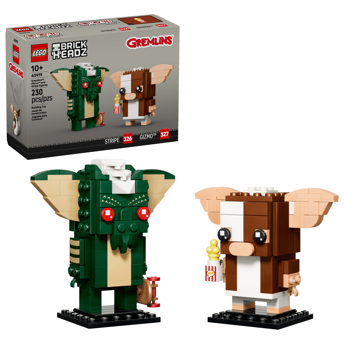 LEGO BrickHeadz 40919 Gremlins Gizmo™ and Stripe Figures