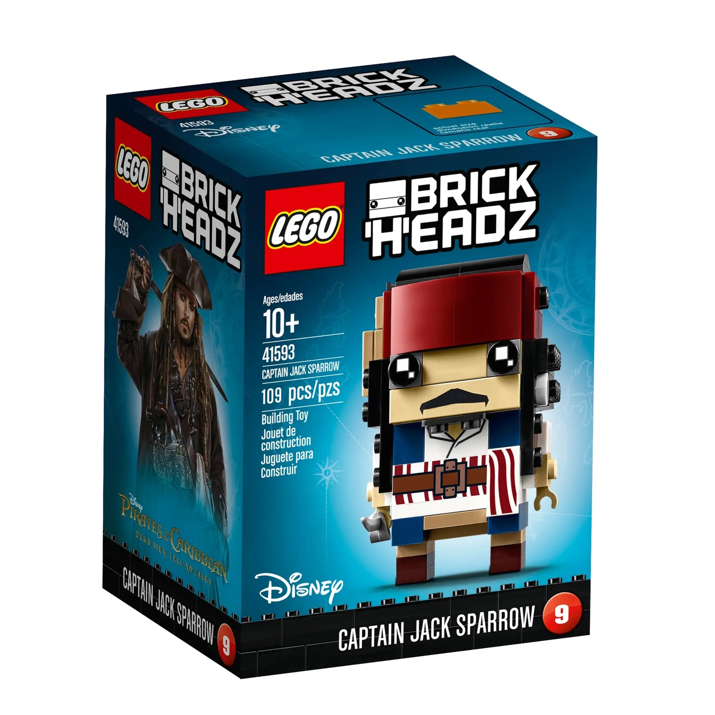 LEGO Brickheadz: Disney 41593 Captain Jack Sparrow
