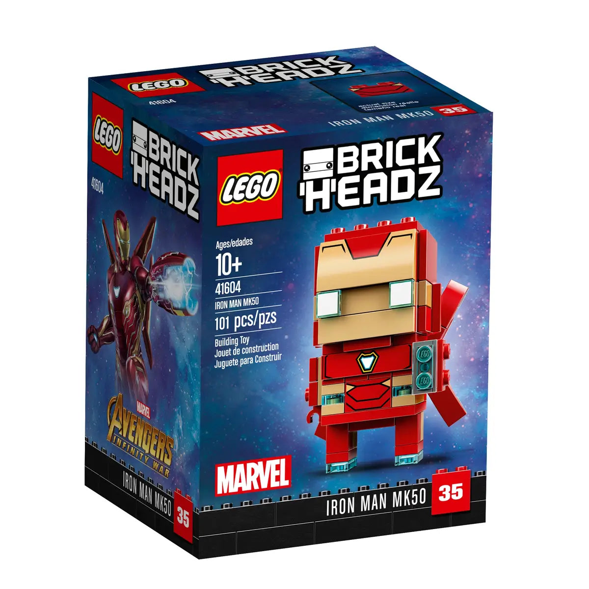 LEGO BrickHeadz: Marvel 41604 Iron Man MK50