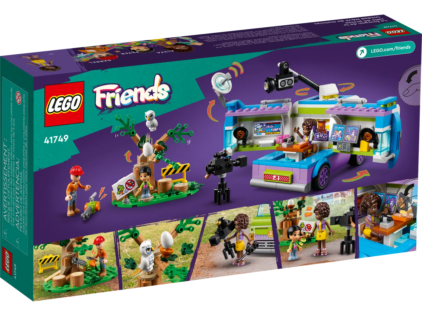 LEGO Friends 41749 Newsroom Van