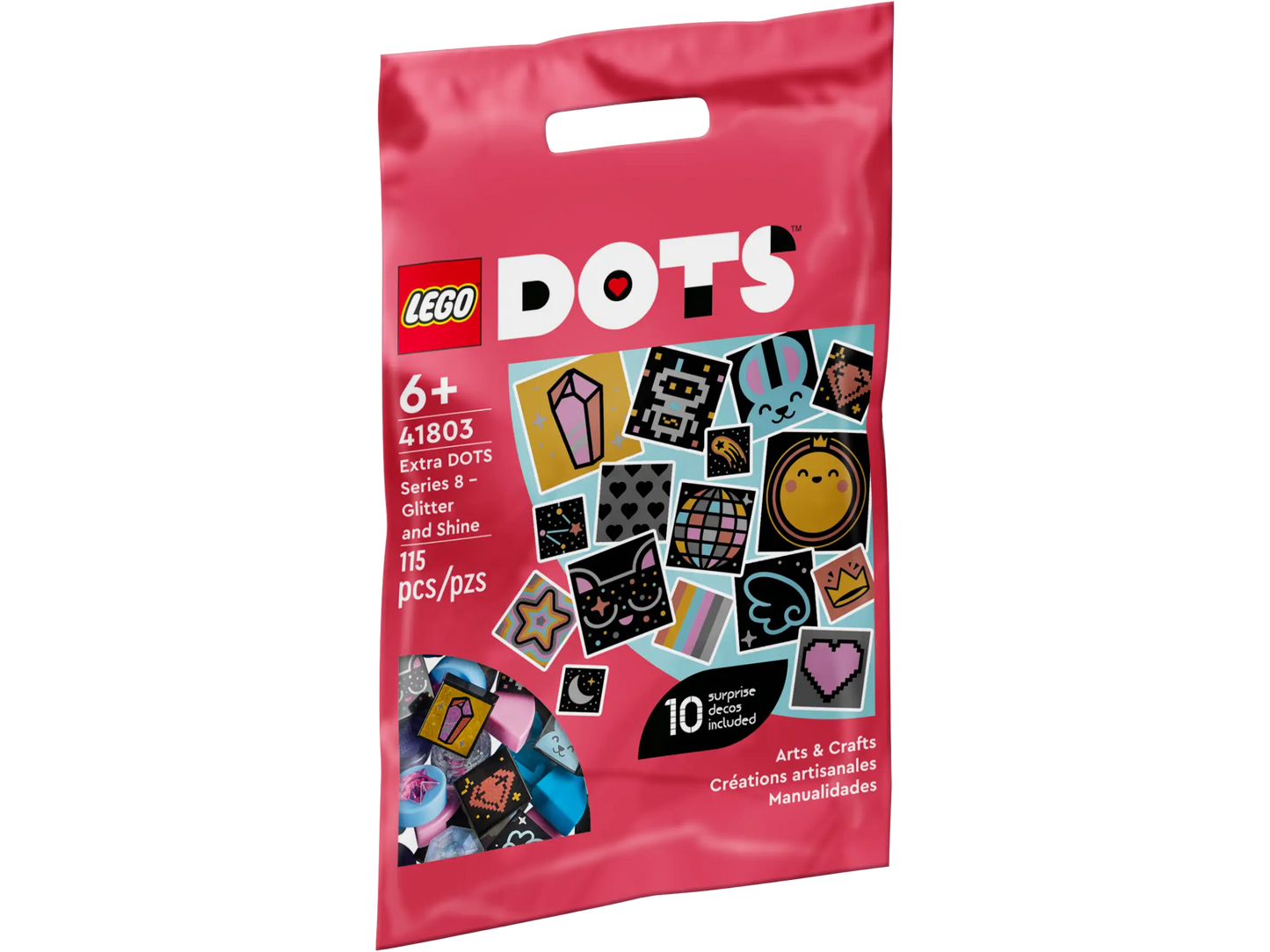 LEGO DOTS 41803 Extra DOTS Series 8 – Glitter and Shine