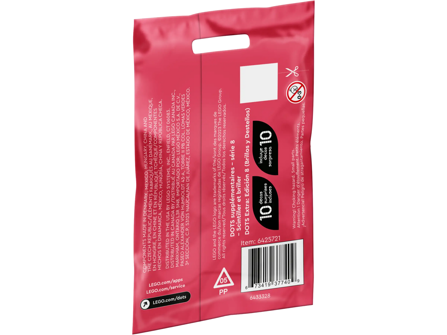 LEGO DOTS 41803 Extra DOTS Series 8 – Glitter and Shine