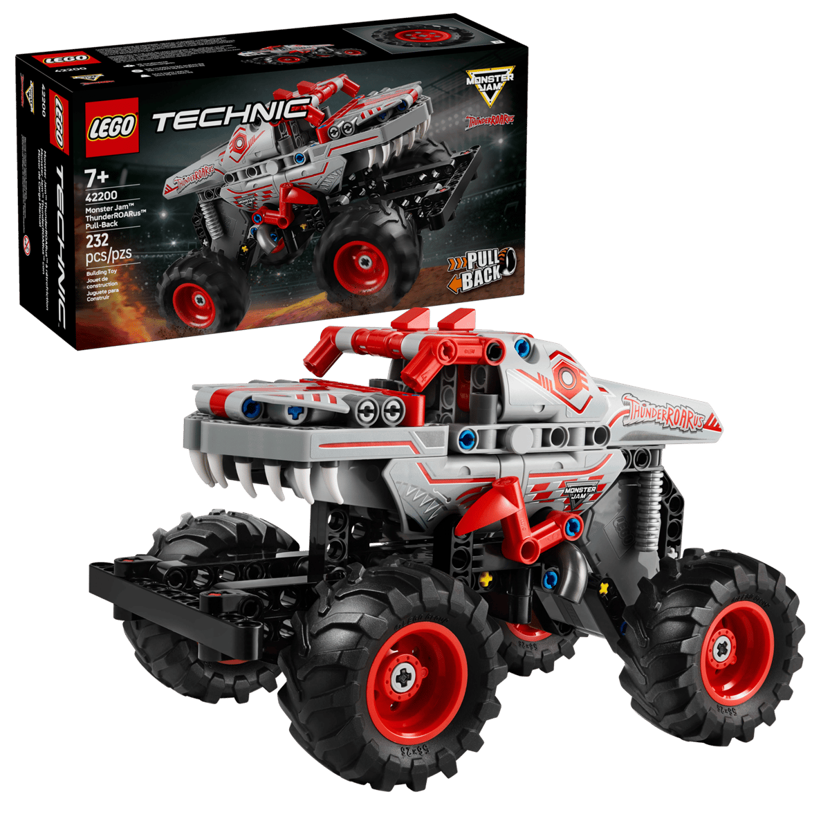 LEGO Technic 42200 Monster Jam™ ThunderROARus™ Pull-Back