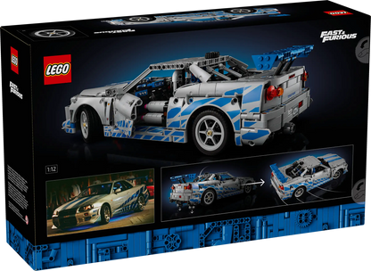 LEGO Technic 42210 2 Fast 2 Furious Nissan Skyline GT-R (R34) Car