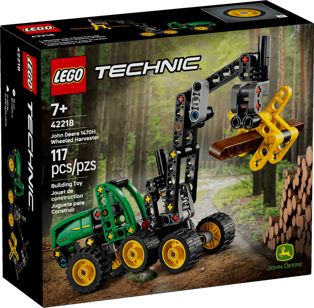 LEGO Technic 42218 John Deere 1470H Wheeled Harvester