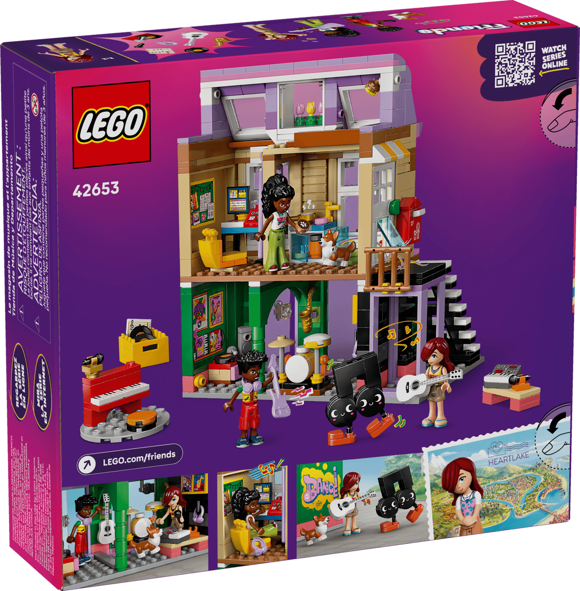 LEGO Friends 42653 Music Store & Apartment