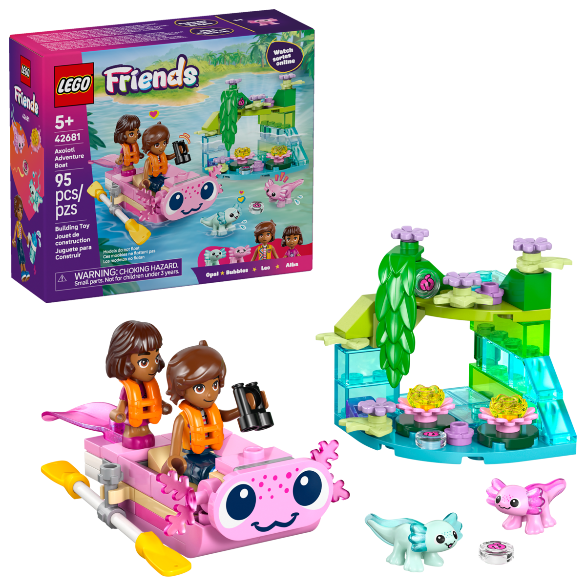 LEGO Friends 42681 Axolotl Adventure Boat
