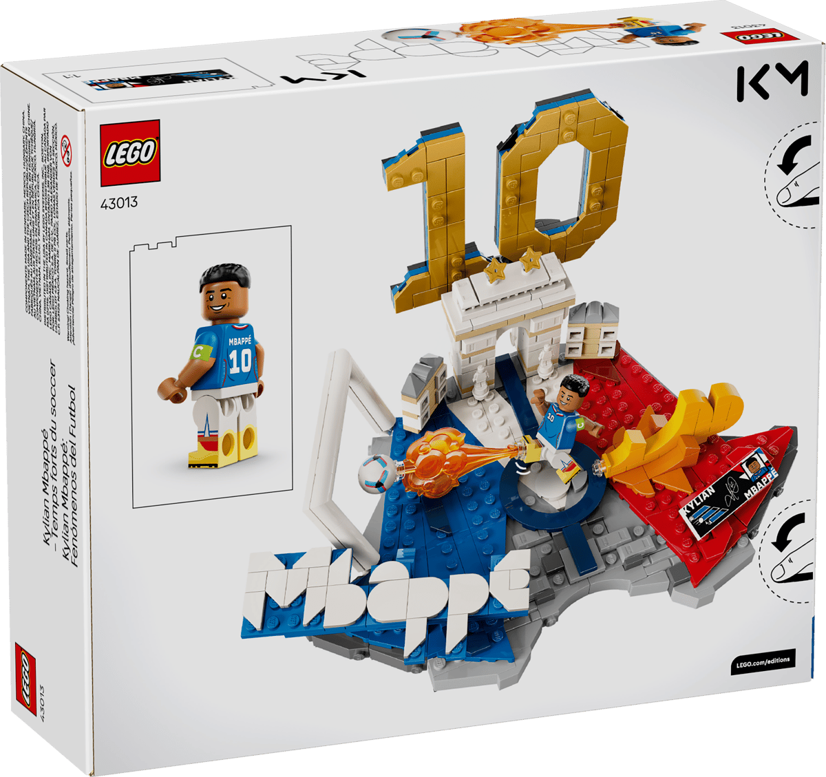 LEGO Editions 43013 Kylian Mbappé – Soccer Highlights