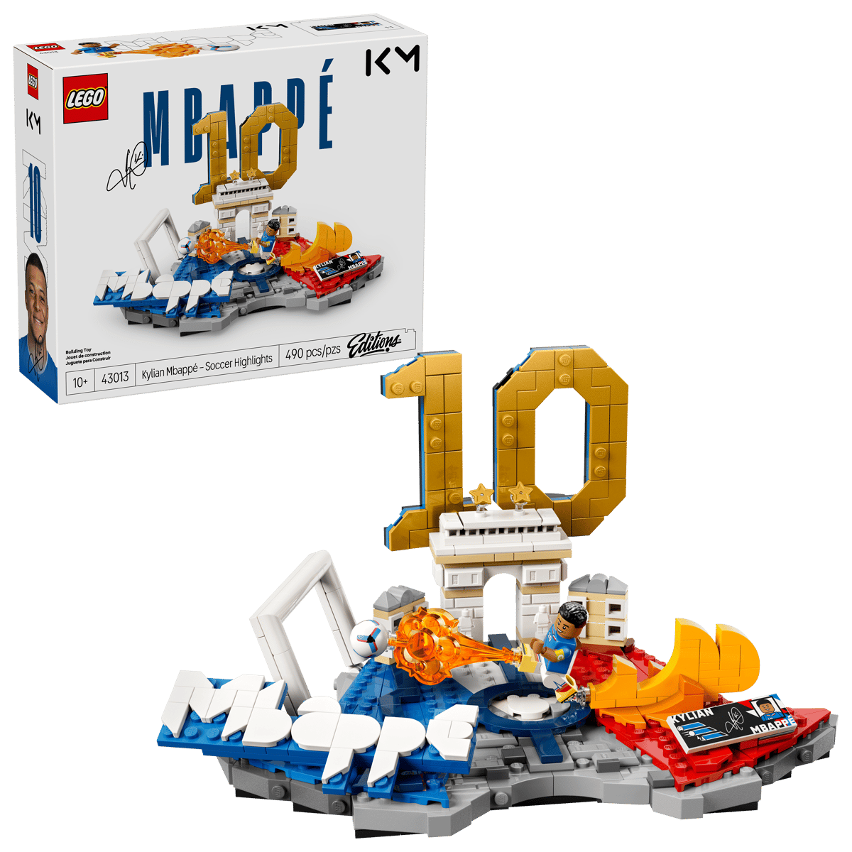 LEGO Editions 43013 Kylian Mbappé – Soccer Highlights