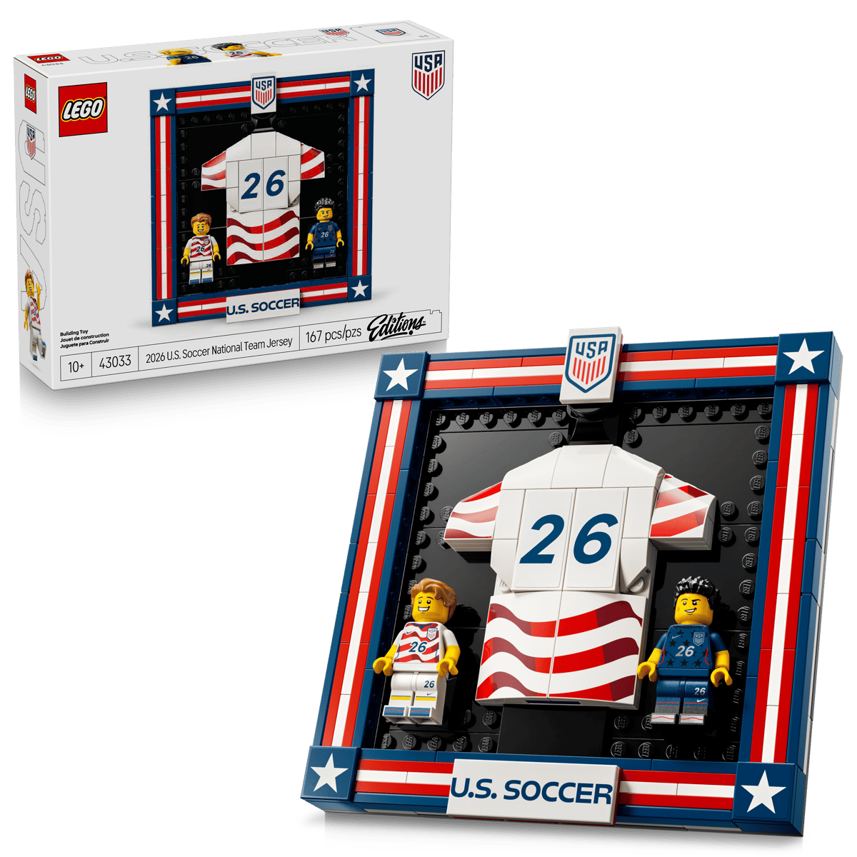 LEGO Editions 43033 2026 U.S. Soccer National Team Jersey