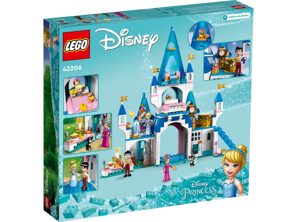 LEGO Disney 43206 Cinderella and Prince Charming's Castle