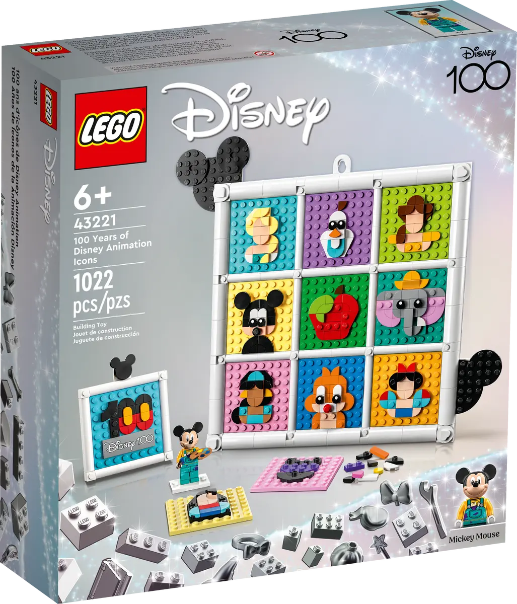 LEGO Disney 43221 100 Years of Disney Animation Icons
