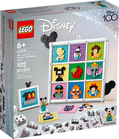 LEGO Disney 43221 100 Years of Disney Animation Icons