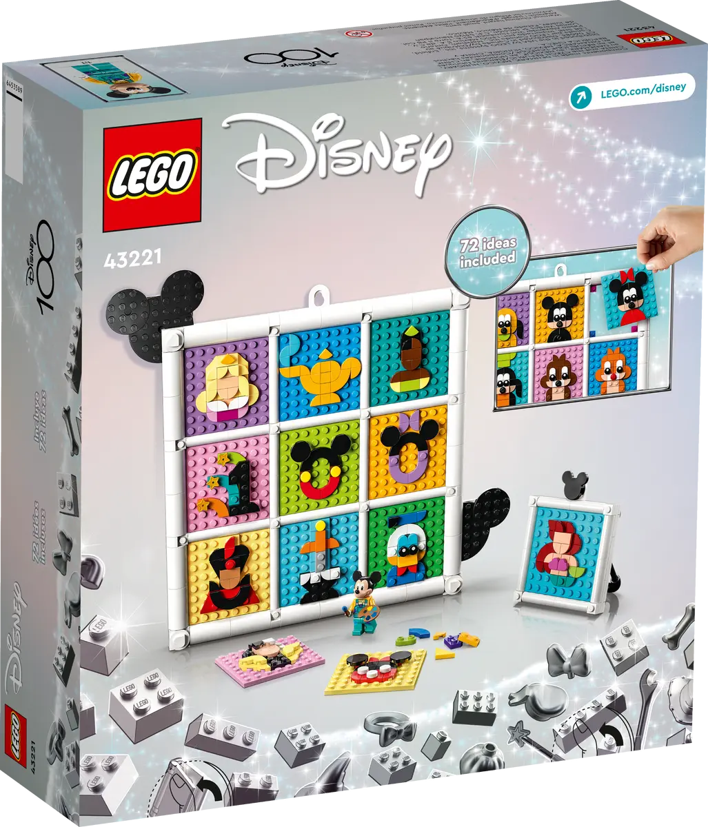 LEGO Disney 43221 100 Years of Disney Animation Icons