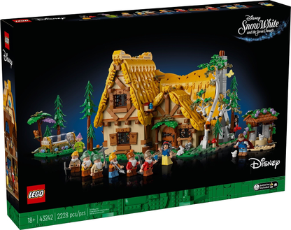 LEGO Disney 43242 Snow White and the Seven Dwarfs' Cottage