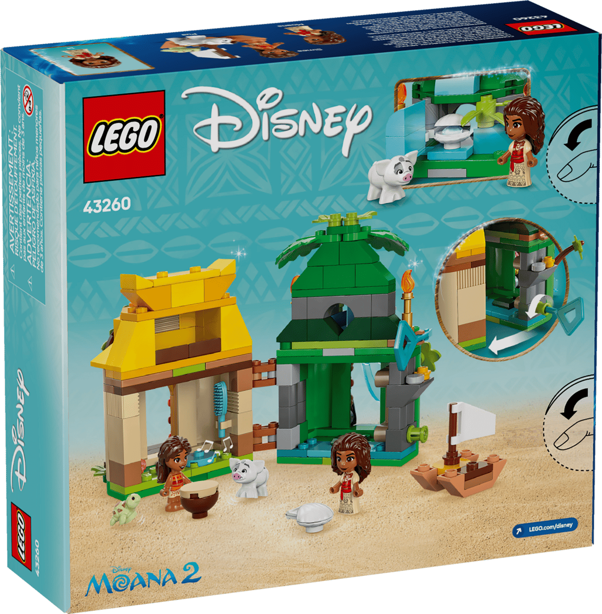 LEGO Disney 43260 Moana's Island Fun