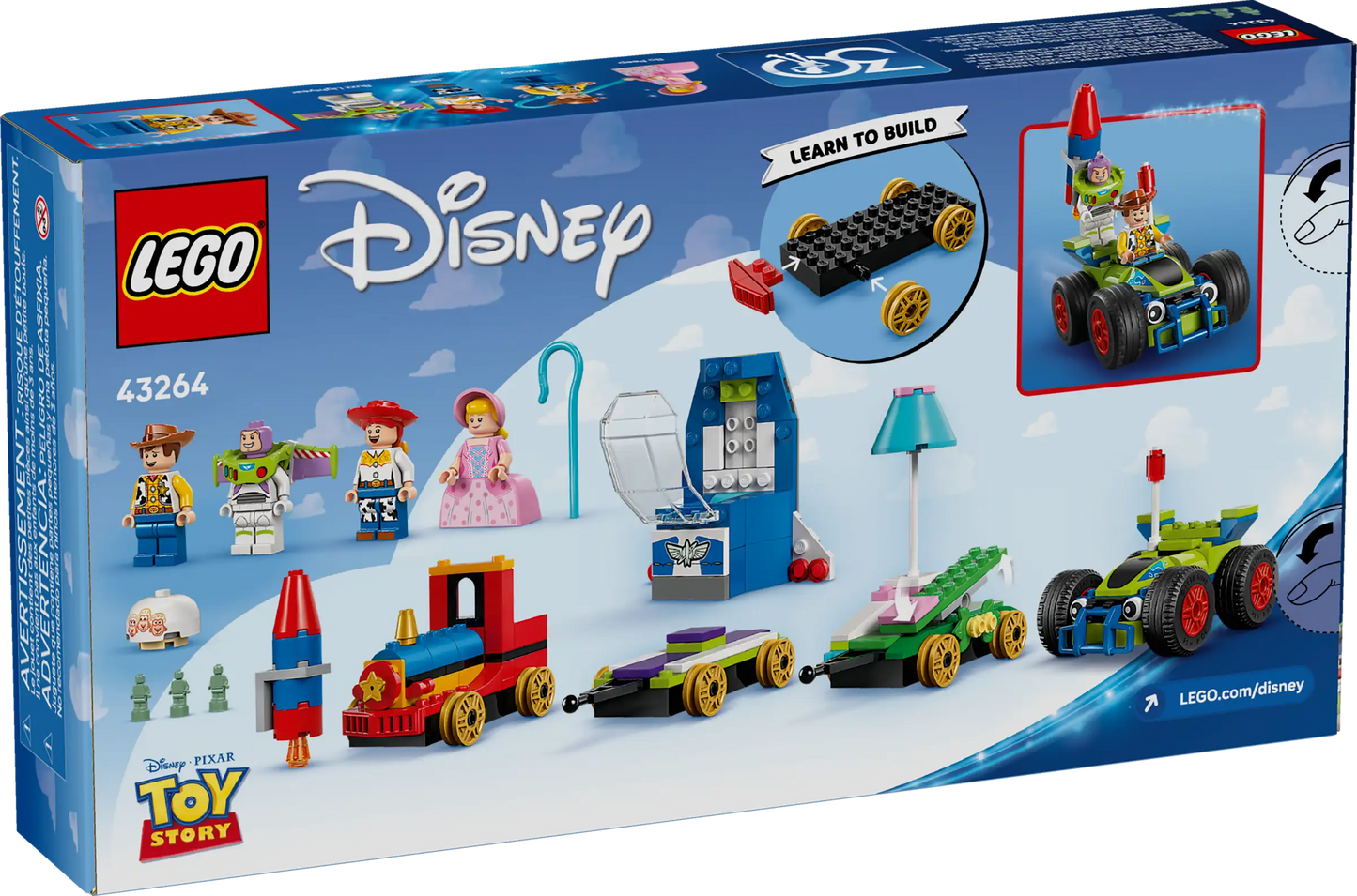 LEGO Disney 43264 Toy Story Celebration Train & RC Car