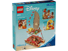 LEGO Disney 43270 Moana 2 Moana's Adventure Canoe
