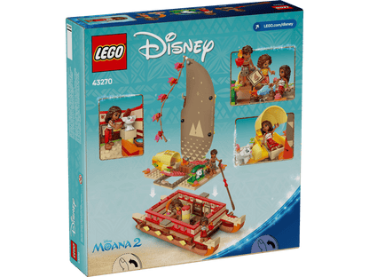 LEGO Disney 43270 Moana 2 Moana's Adventure Canoe