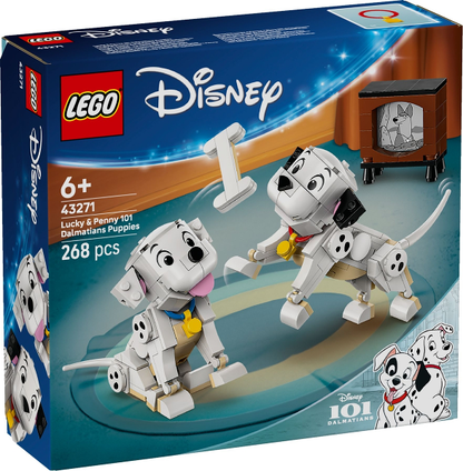LEGO Disney 43271 One Hundred and One Dalmatians Lucky & Penny 101 Dalmatians Puppies