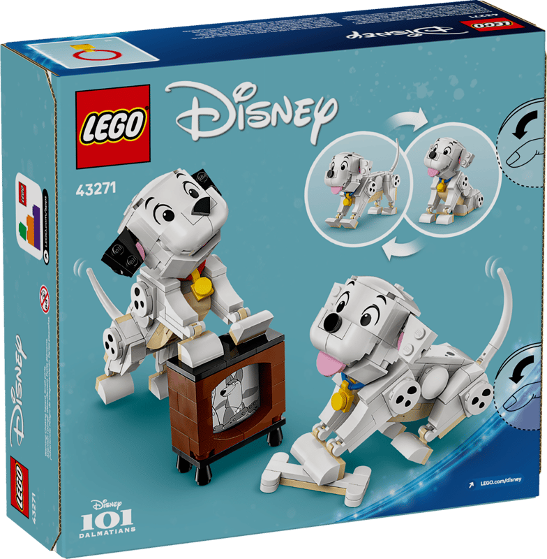 LEGO Disney 43271 One Hundred and One Dalmatians Lucky & Penny 101 Dalmatians Puppies