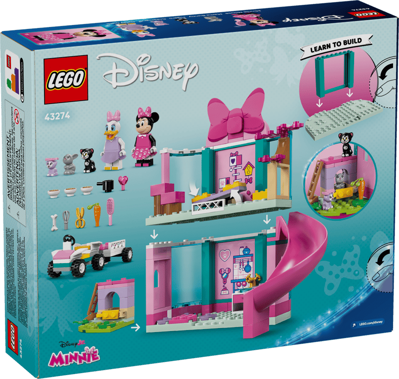LEGO Disney 43274 Mickey and Friends Minnie’s Pet Hotel
