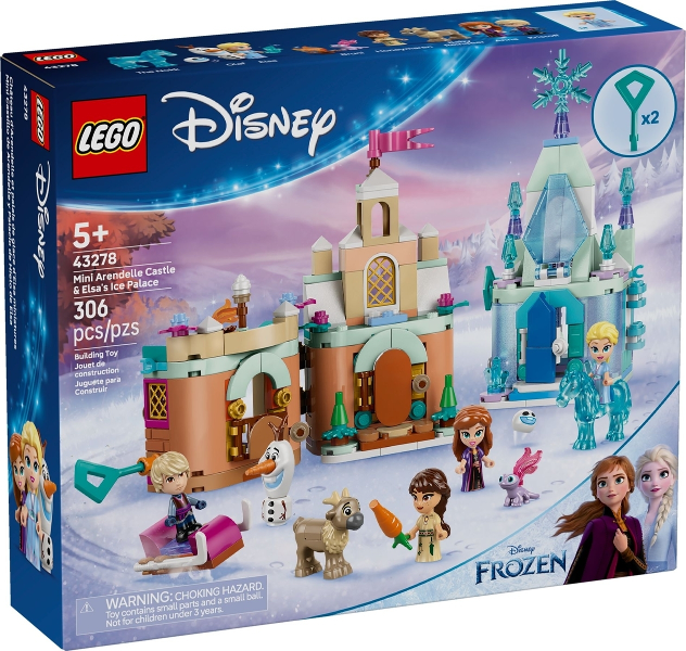 LEGO Disney 43278 Frozen Mini Arendelle Castle & Elsa's Ice Palace