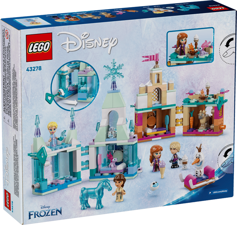 LEGO Disney 43278 Frozen Mini Arendelle Castle & Elsa's Ice Palace