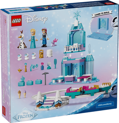 LEGO Disney 43281 Frozen Elsa's Ice Castle & Snow Ride Adventure