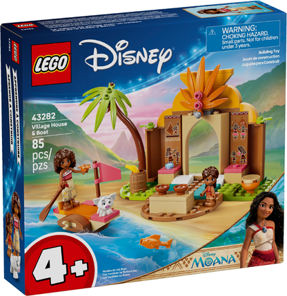 LEGO Disney 43282 Moana Village House & Boat