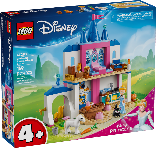 LEGO Disney 43283 Cinderella Animal Friends Castle