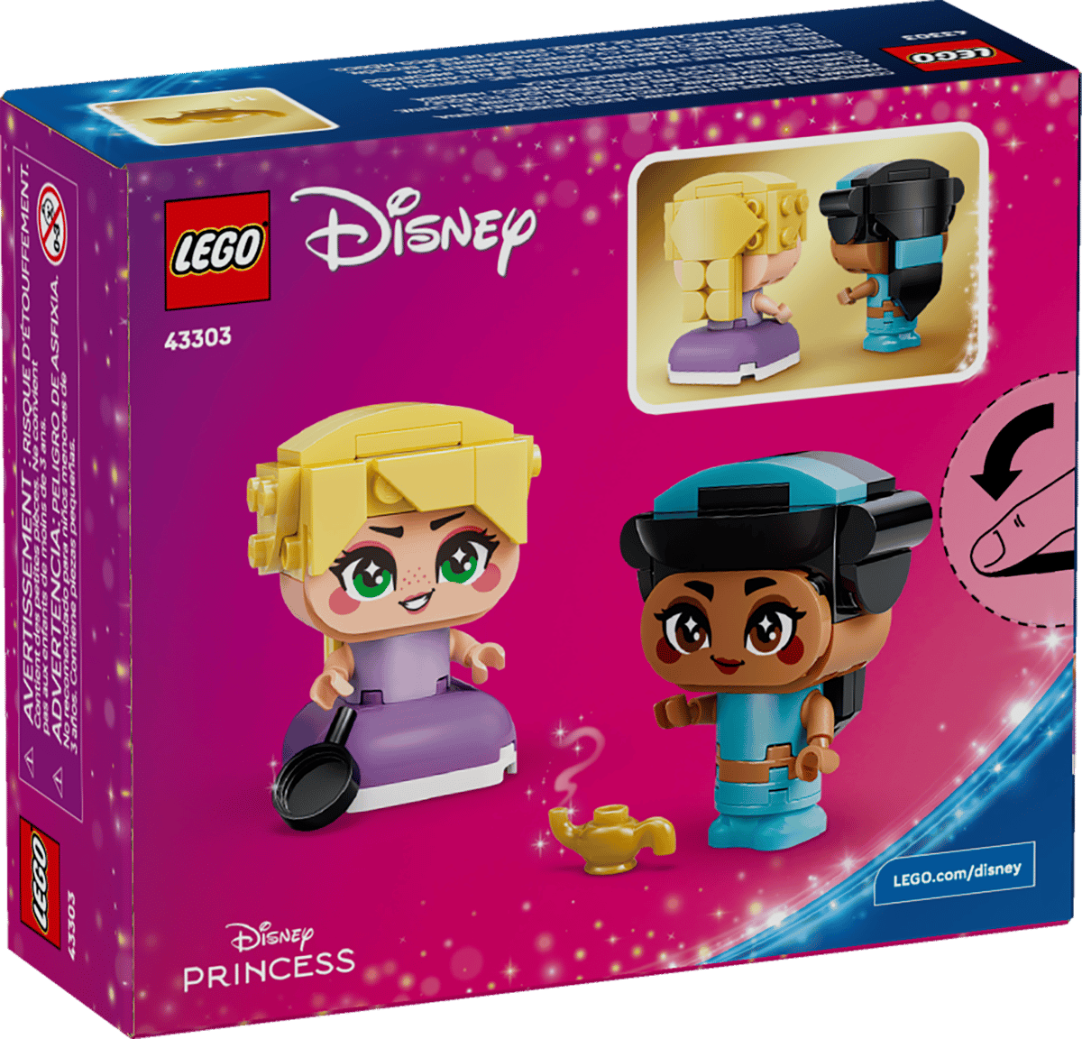LEGO Disney 43303 Mini Jasmine & Rapunzel