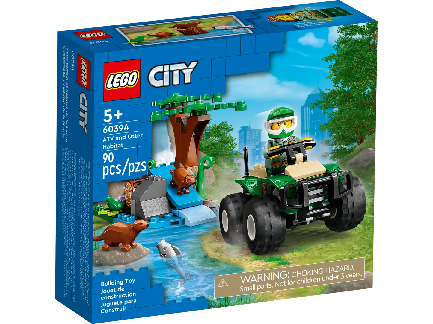 LEGO City 60394 ATV and Otter Habitat