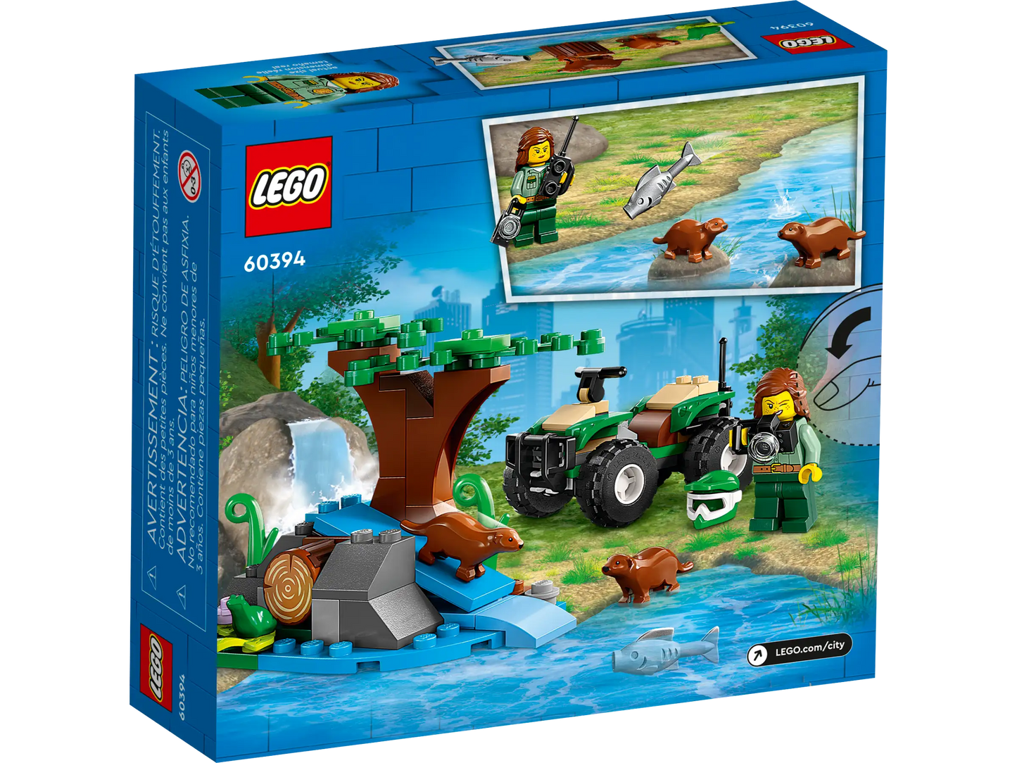 LEGO City 60394 ATV and Otter Habitat