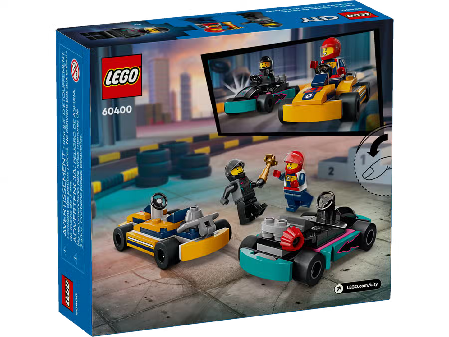 LEGO City 60400 Go-Karts and Race Drivers
