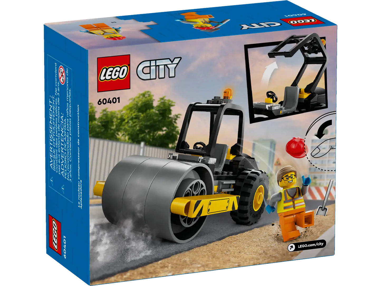 LEGO City 60401 Construction Steamroller