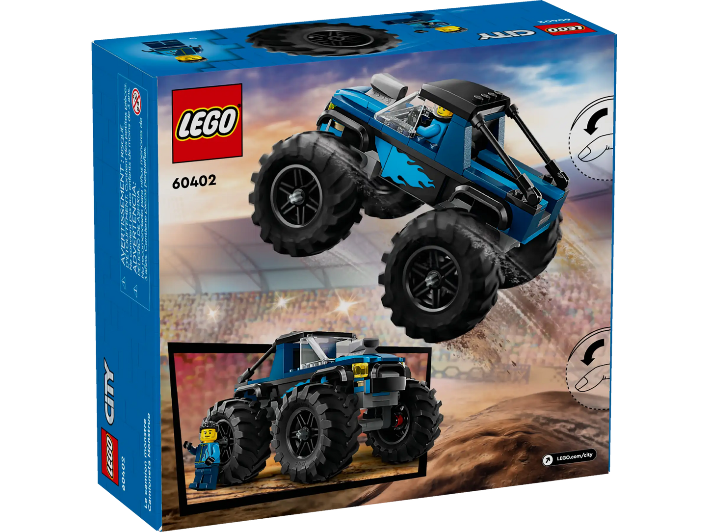 LEGO City 60402 Blue Monster Truck