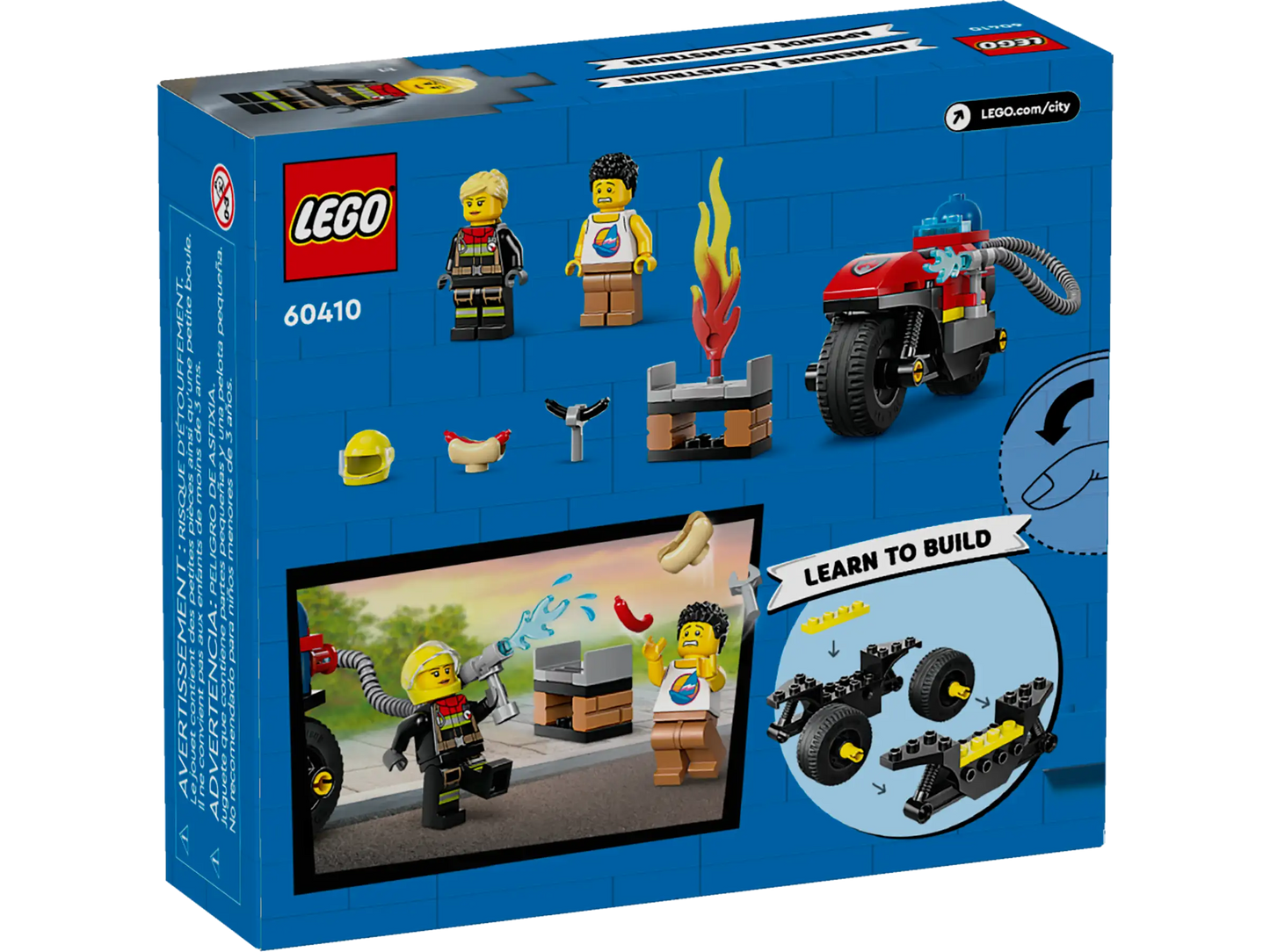 LEGO City 60410 Fire Rescue Motorcycle