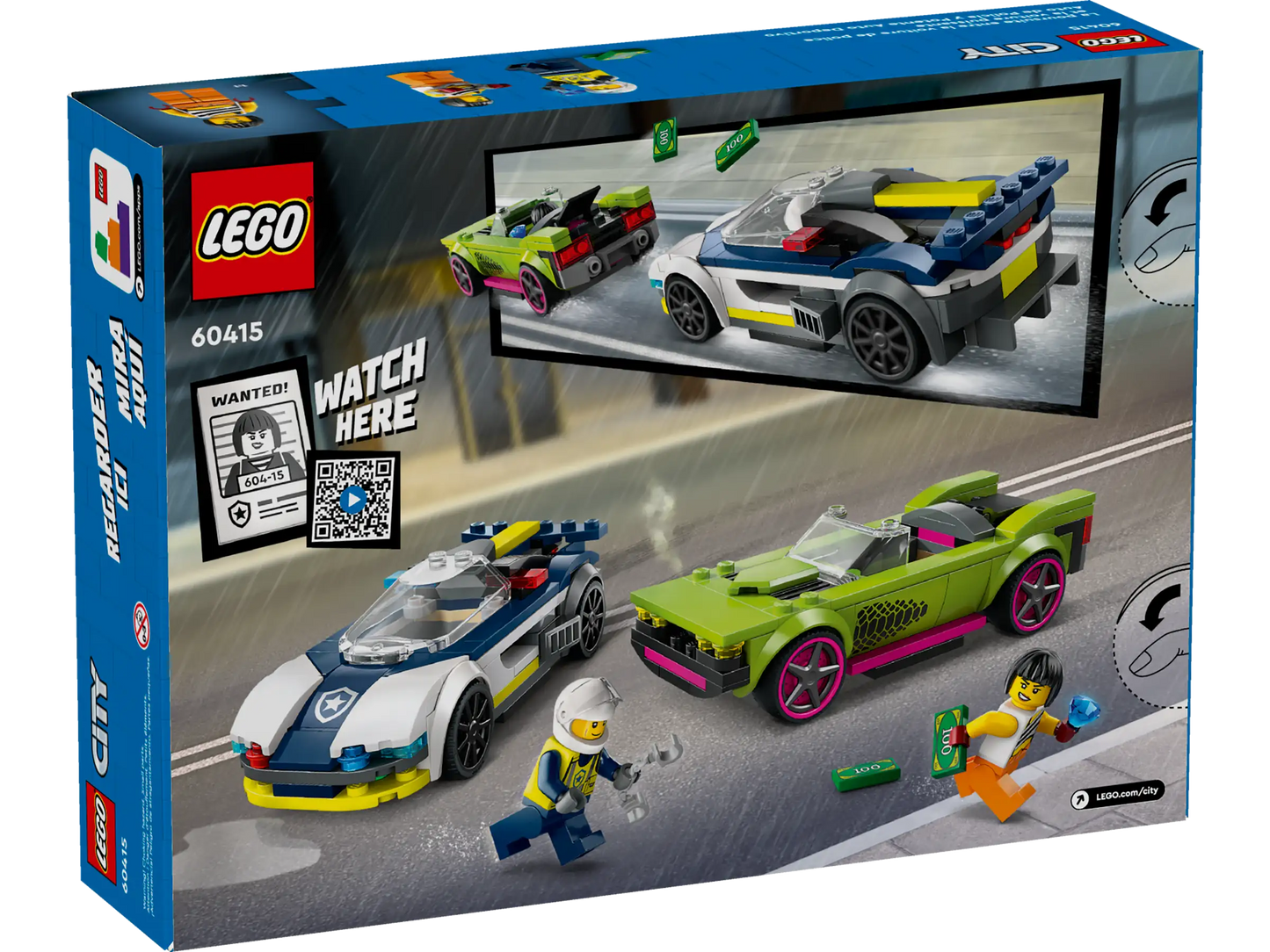 LEGO City 60415 Police Car and Muscle Car Chase