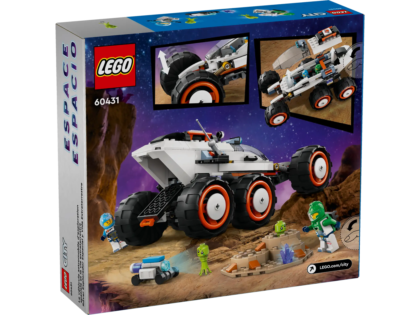 LEGO City 60431 Space Explorer Rover and Alien Life