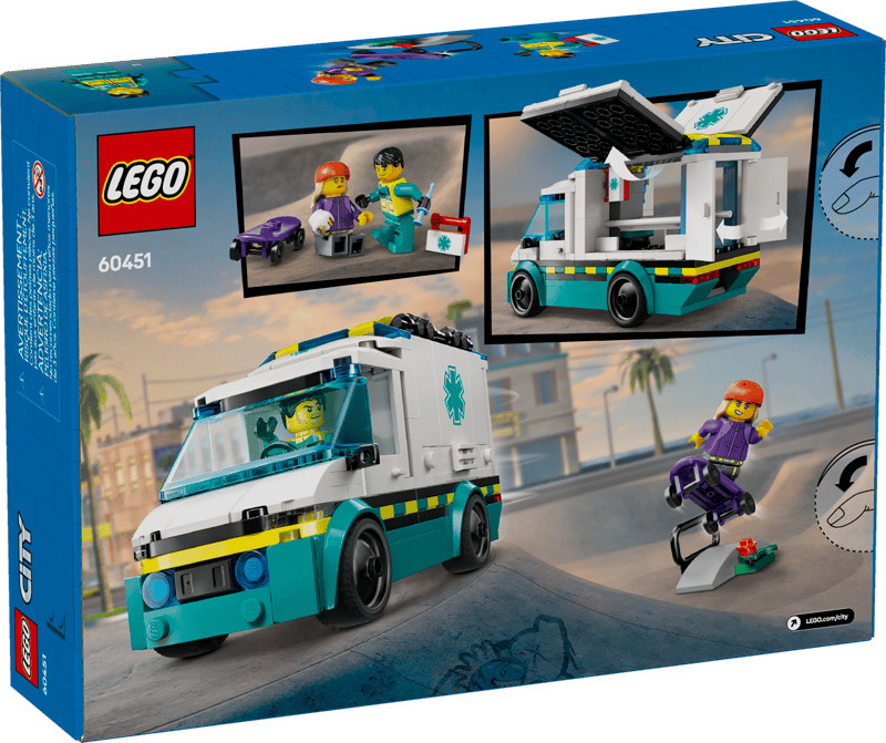 LEGO City 60451 Emergency Ambulance