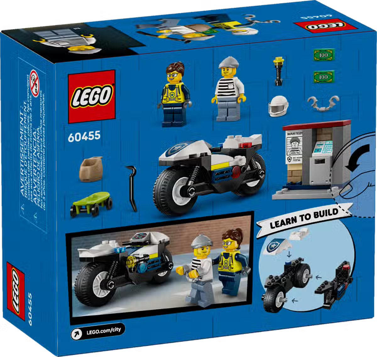 LEGO City 60455 Police Motorcycle