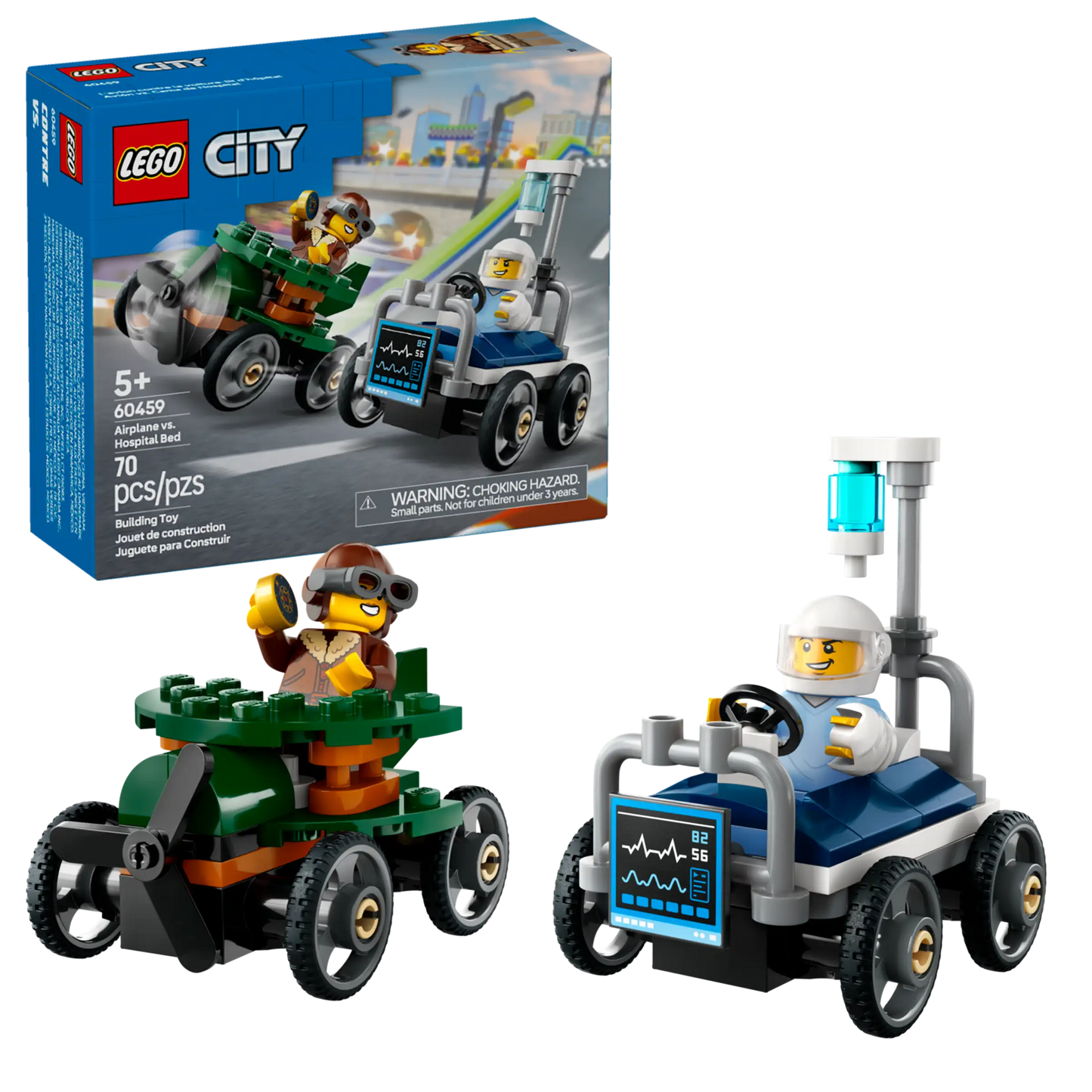 LEGO City 60459 Airplane vs. Hospital Bed