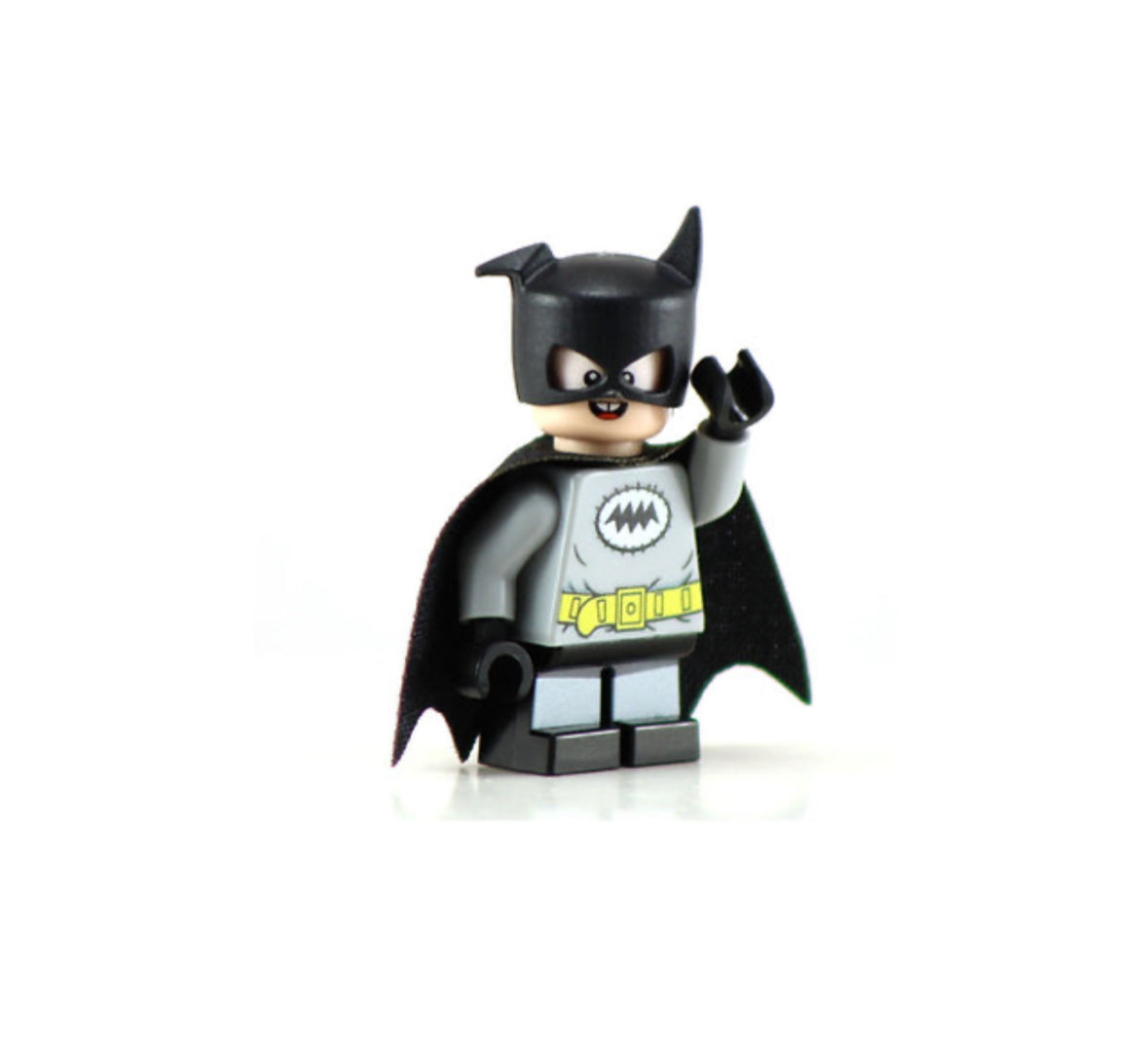 Black mini Vigilante - BigKidBrix Custom Printed Minifig