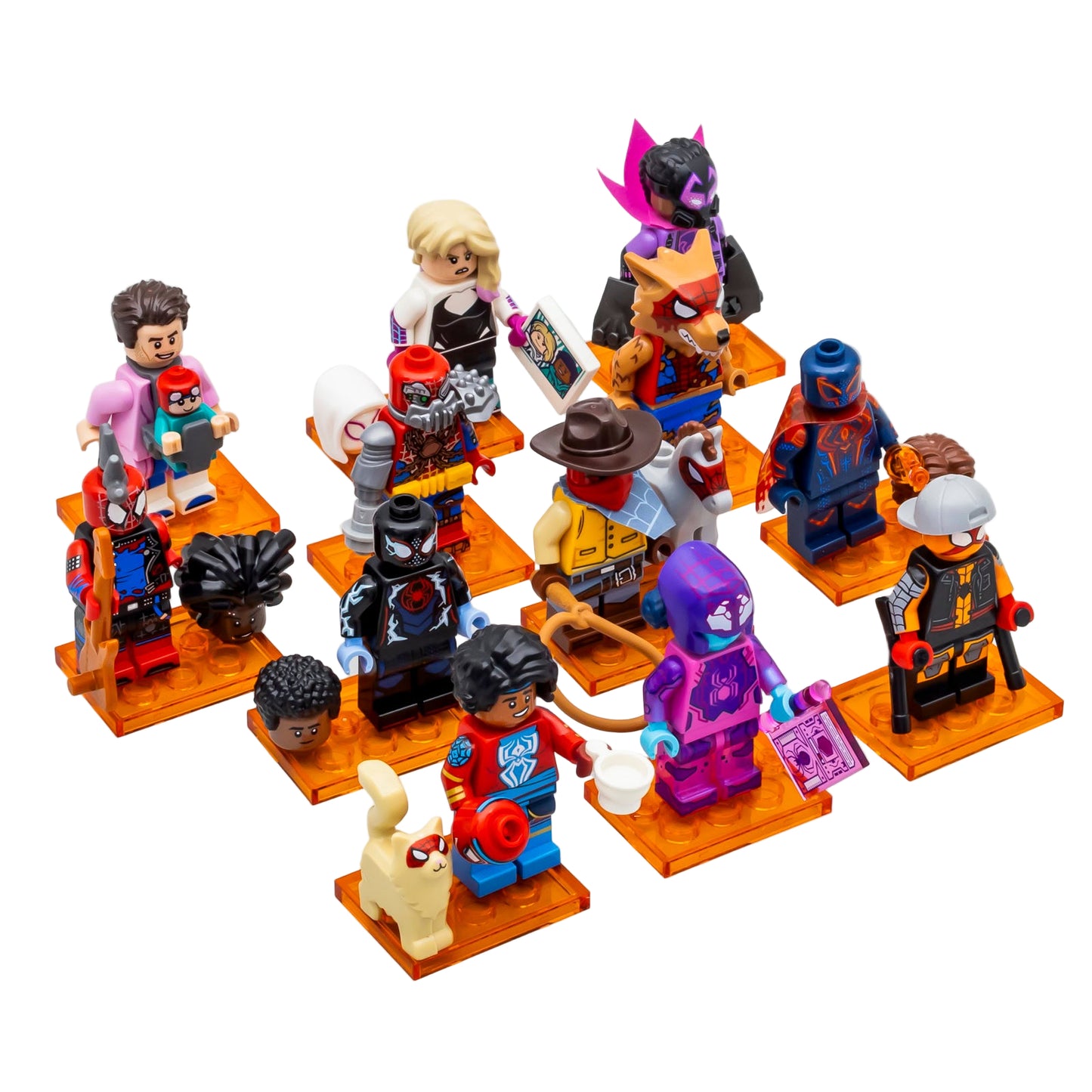 LEGO Minifigures 71050 Spider-Man: Across the Spider-Verse Complete Set (12 Minifigures)