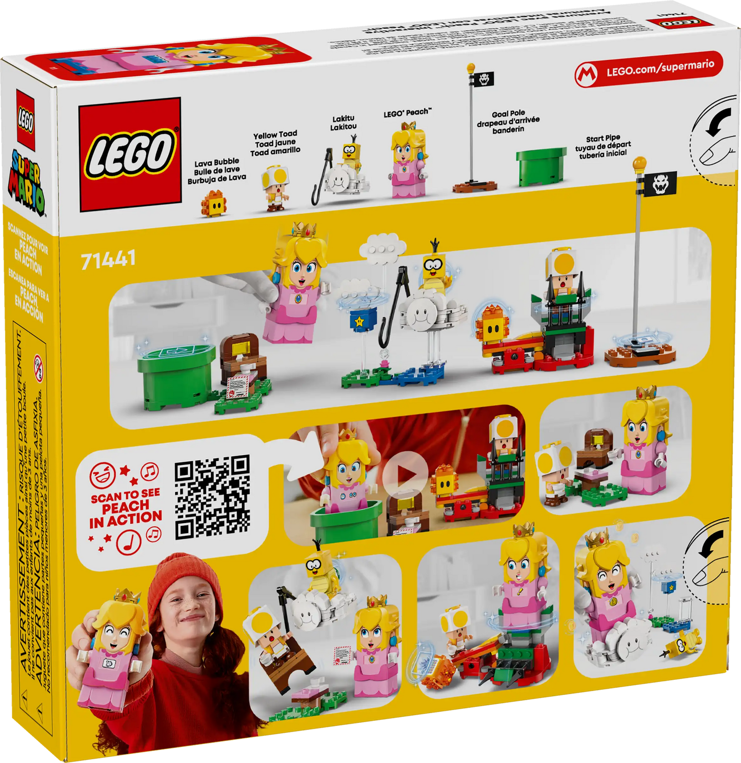 LEGO Super Mario 71441 Adventures with Interactive LEGO Peach