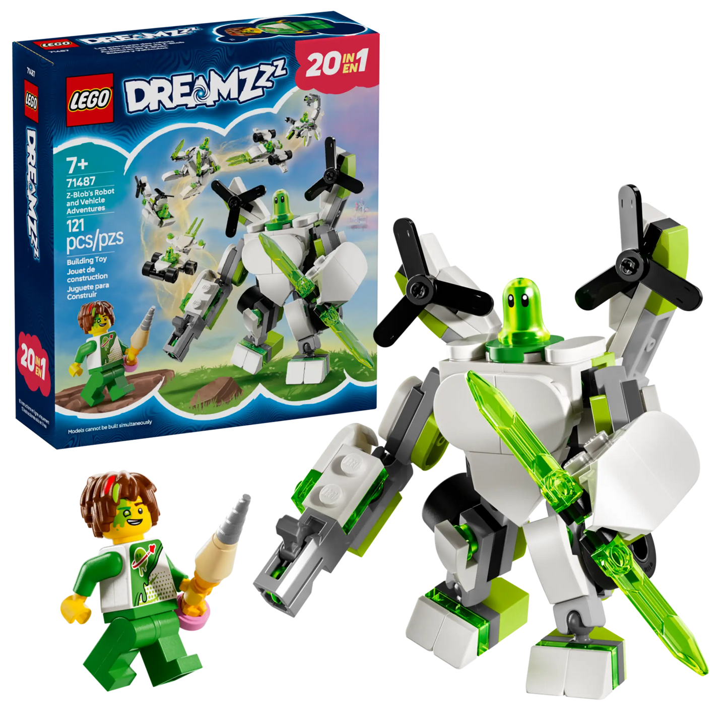 LEGO DREAMZzz 71487 Z-Blob's Robot and Vehicle Adventures